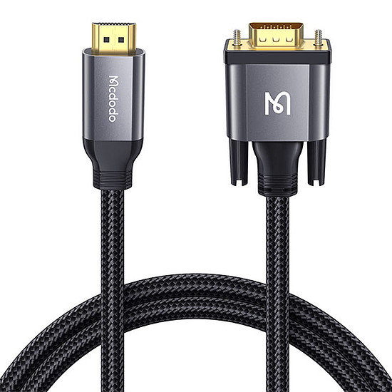 Mcdodo CA-7770 HDMI-VGA adapter 2m fekete