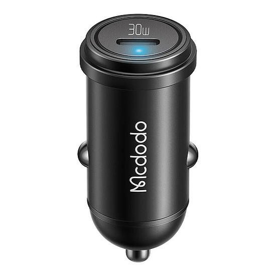 Mcdodo CC-7491 autós töltő, 1x USB-C, 30 W fekete