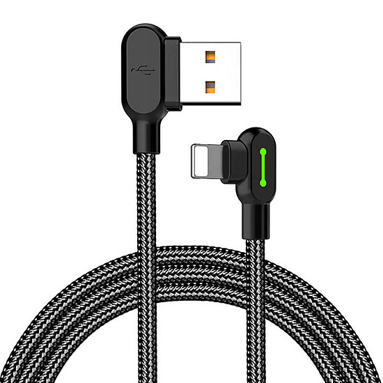 Mcdodo USB-Lightning kábel CA-4679 szögletes 3 m fekete