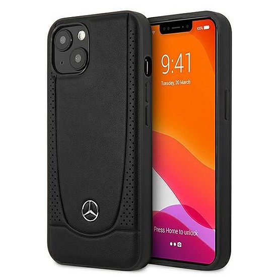 Mercedes MEHCP13SARMBK iPhone 13 mini 5.4" keményház, fekete/fekete Urban Line