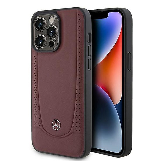 Mercedes MEHCP15LARMRE iPhone 15 Pro 6.1" piros/piros kemény tok Bőr Urban Bengale