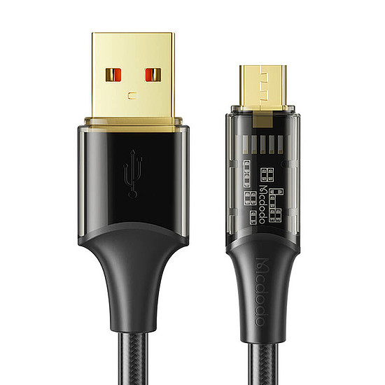 Micro USB kábel Mcdodo CA-2100 1,2 m, fekete (CA-2100)