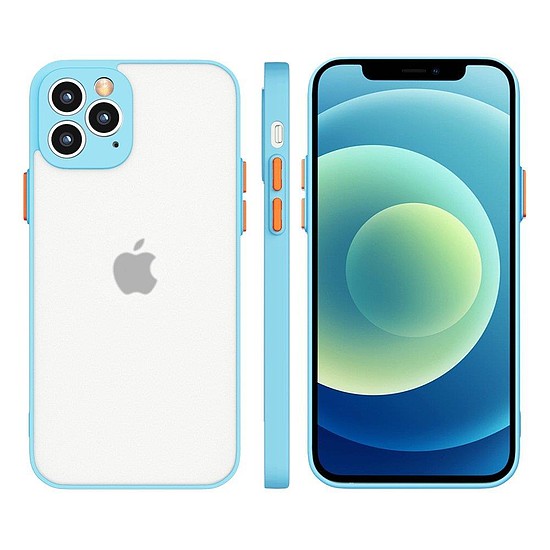 Milky Case szilikon rugalmas áttetsző tok Xiaomi Redmi 9T Blue telefonhoz