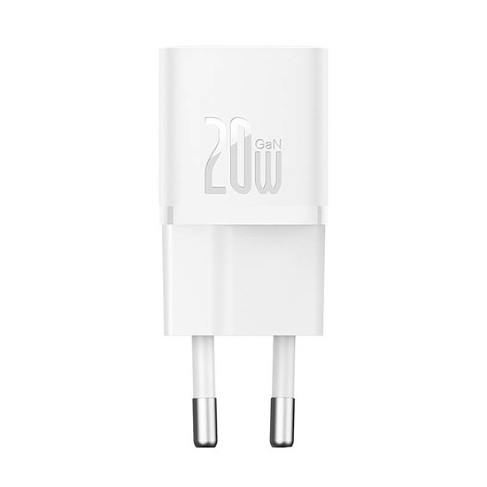 Mini fali töltő Baseus GaN5 20W, fehér (CCGN050102)