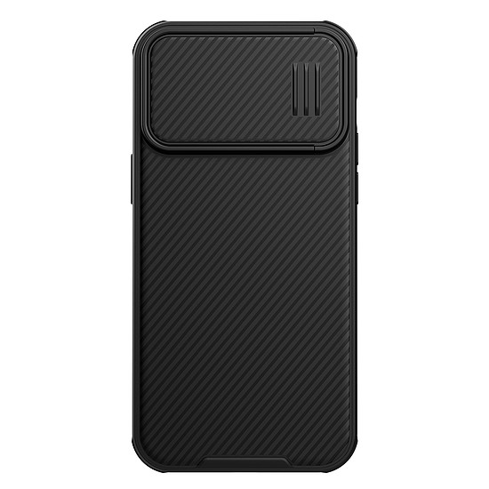 Nillkin CamShield S Case tok iPhone 14 Pro Max páncélozott fedeles kameraborítás fekete