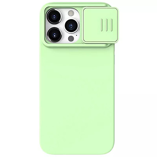 Nillkin - CamShield Silky MagSafe szilikon - iPhone 15 Pro - Menta zöld