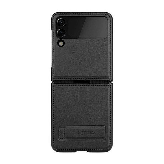 Nillkin Qin Leather Pro tok SAMSUNG Z Flip 4 5G telefonhoz, fekete (038416)