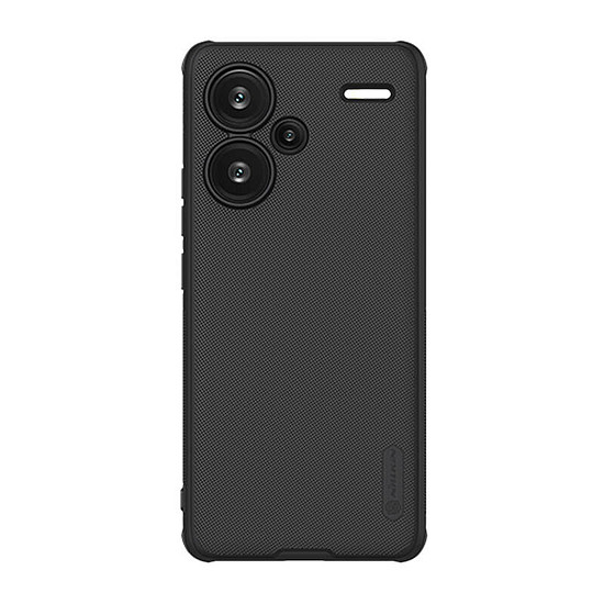 Nillkin Super Frosted Shield Pro tok Xiaomi Redmi Note 13 Pro+ 5G telefonhoz fekete