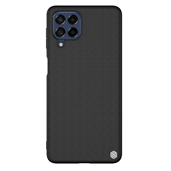 Nillkin Textured Case Tartós megerősített tok gél kerettel és nylon hátul Samsung Galaxy M53 5G fekete