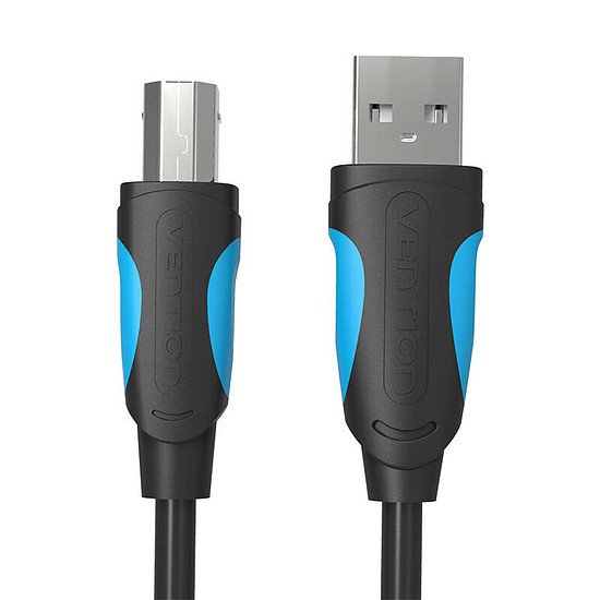 Nyomtatókábel USB 2.0 A - USB-B szellőző VAS-A16-B200 2 m fekete