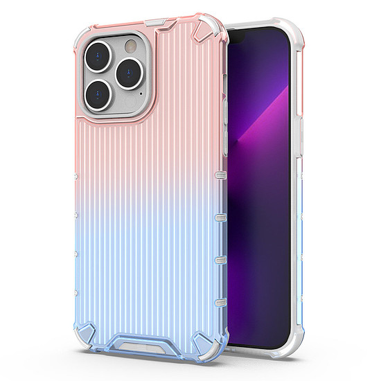 Ombre Protect Case iPhone 13 Pro Max rózsaszín és kék páncéltokhoz