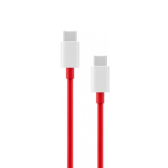 OnePlus - Eredeti adatkábel (DL152) - USB-C, 150 W, 12A, 1 m, 480 Mbps - Piros