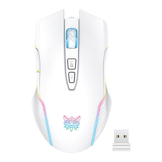 Onikuma CW905 White Vezeték nélküli gamer egér (CW905W Wireless)