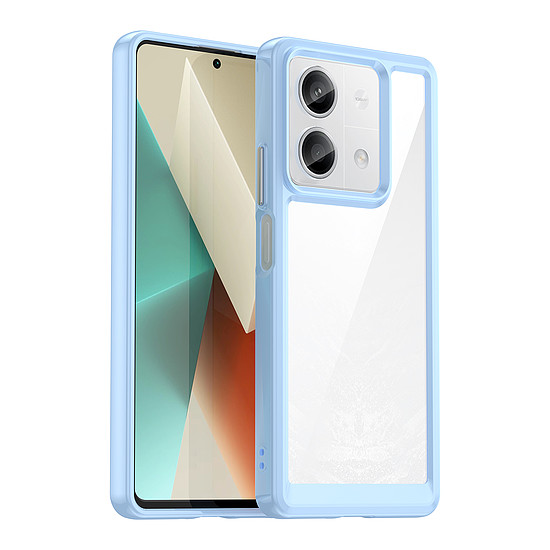 Outer Space Case zselés kerettel Xiaomi Redmi Note 13 5G-hez - kék