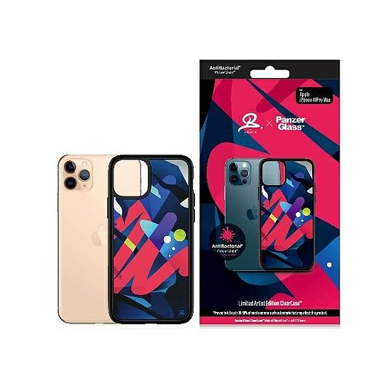 PanzerGlass ClearCase antibakteriális Mikael B Limited Artist Edition tok iPhone 11 Pro Max készülékhez - többszínű