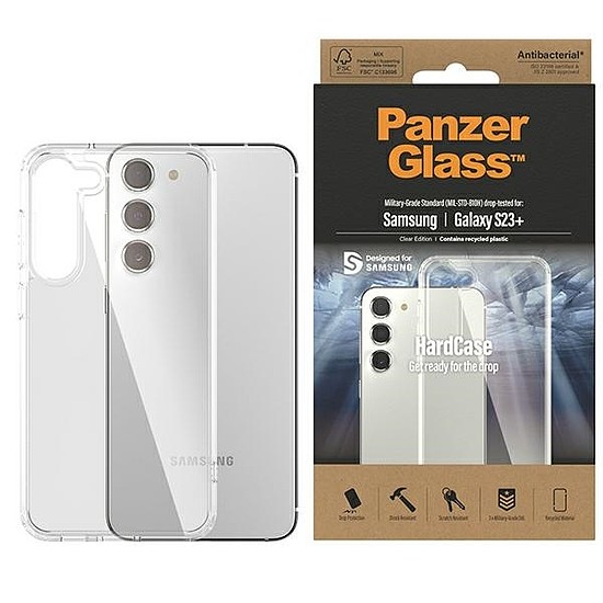 PanzerGlass ClearCase tok Samsung Galaxy S23+ készülékhez - átlátszó