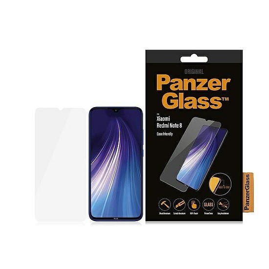 PanzerGlass E2E Normál edzett üveg Xiaomi Redmi Note 8-hoz