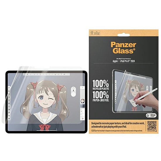 PanzerGlass GraphicPaper antibakteriális fólia vakító szűrővel iPad Pro 11" 2024 készülékhez