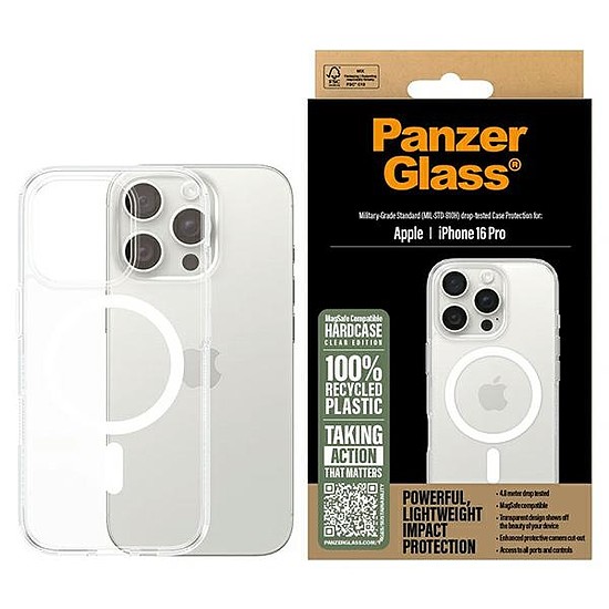 PanzerGlass Hard Case iPhone 16 Pro 6,3" fehér MagSafe 1292