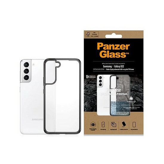 PanzerGlass HardCase antibakteriális Military Grade minősítésű tok Samsung Galaxy S22 készülékhez - átlátszó