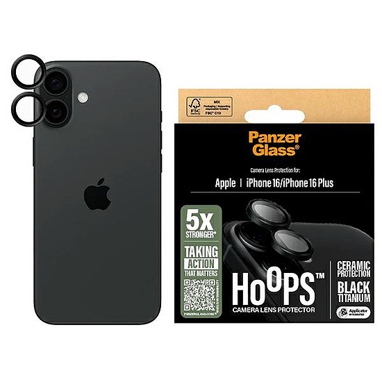 PanzerGlass Hoops kerámia lencsevédő iPhone 16 6,1" / 16 Plus 6,7" 1281