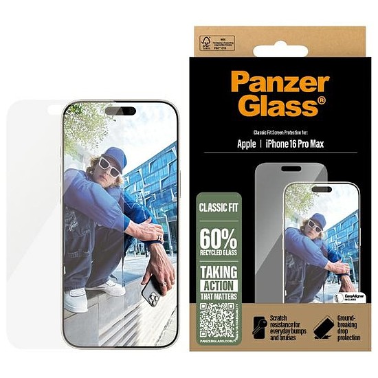 PanzerGlass képernyővédő fólia iPhone 16 Pro Max 6,9" Classic Fit 2876