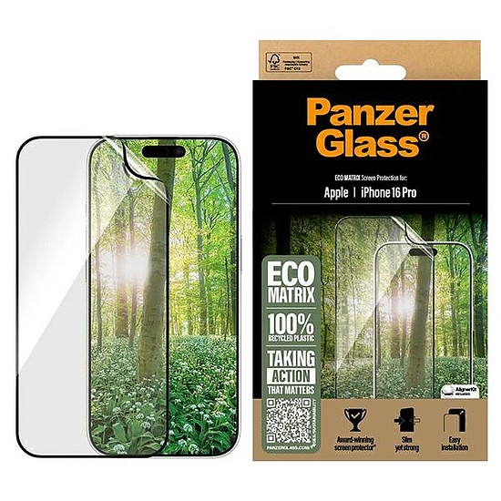 PanzerGlass MATRIX képernyővédő fólia iPhone 16 Pro 6,3" Ultra-Wide Fit 2870