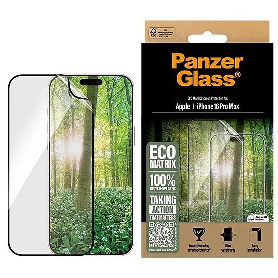 PanzerGlass MATRIX képernyővédő fólia iPhone 16 Pro Max 6,9" Ultra-Wide Fit 2872