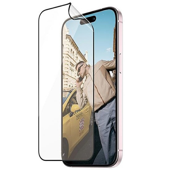 PanzerGlass Matrix Ultra-Wide-Fit hibrid üveg iPhone 15-höz pozicionálóval