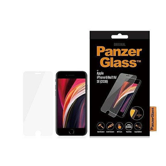 PanzerGlass Standard Super+ edzett üveg iPhone 6 / 6s / 7 / 8 / SE 2020 / SE 2022 készülékekhez