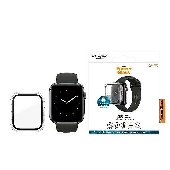 PanzerGlass teljes testes tok Apple Watch 4 / 5 / 6 / SE 44 mm-hez - átlátszó