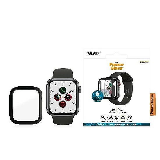 PanzerGlass teljes testes tok Apple Watch 4/5/6/SE 40 mm-es - fekete