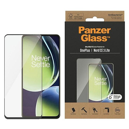 PanzerGlass Ultra-Wide Fit edzett üveg a OnePlus Nord CE 3 Lite készüléken