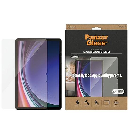 PanzerGlass Ultra-Wide Fit edzett üveg a Samsung Galaxy Tab S9 / S9 FE készülékekhez