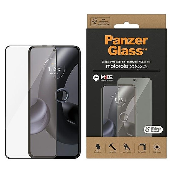 PanzerGlass Ultra-Wide Fit edzett üveg Motorola Edge 30 Neo-hoz