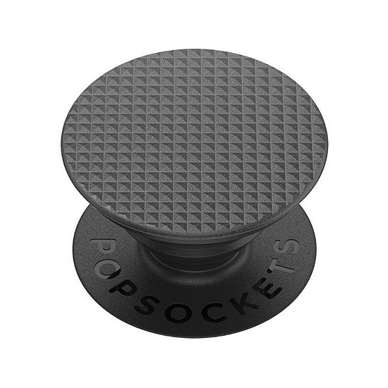 PopSockets - PopGrip - recézett textúra fekete (KF2319235)