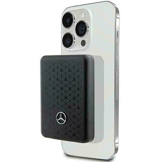 Powerbank Mercedes Stars Pattern MagSafe 5W 3000mAh - fekete