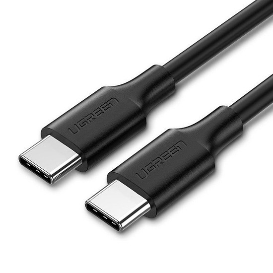 Pozłacany kabel USB-C UGREEN 1,5m czarny (50998)