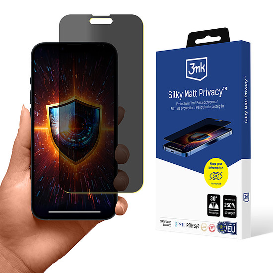 Privacy Film Matt 3mk Silky Matt Privacy for iPhone 14 Pro Max