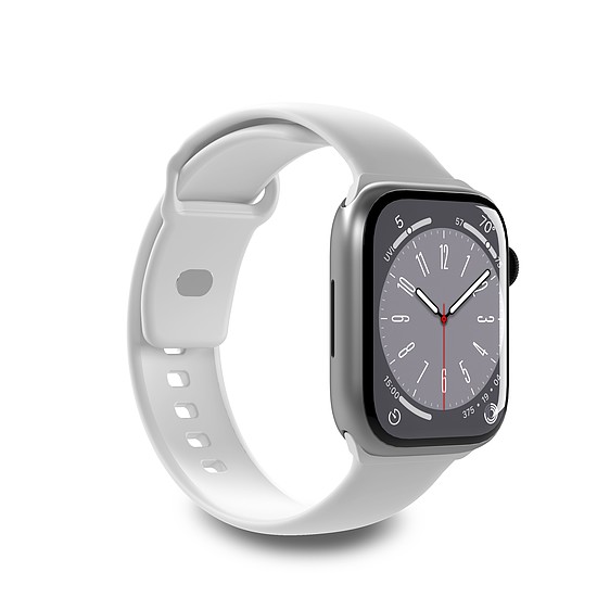 Puro Icon szilikon szíj Apple Watchhoz 38 / 40 / 41 mm - Fehér (2 db)