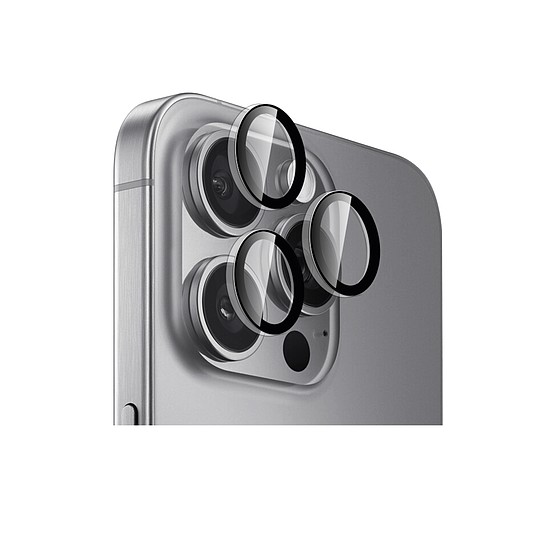 Puro Individual Camera Lens edzett üveg iPhone 16 Pro / iPhone 16 Pro Max kameralencsékhez