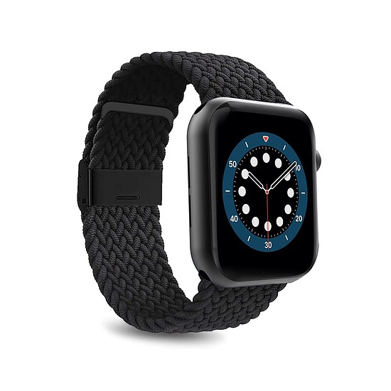 Puro Loop nylon szíj Apple Watchhoz 38 / 40 / 41 mm - fekete