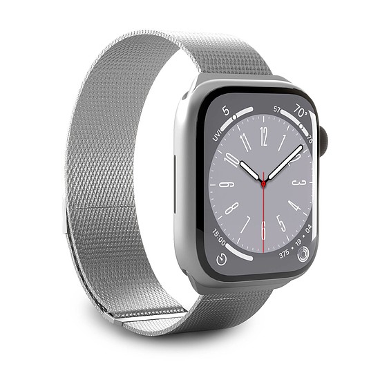 Puro Milanese rozsdamentes acél Apple óra szíj 38/40/41mm - ezüst