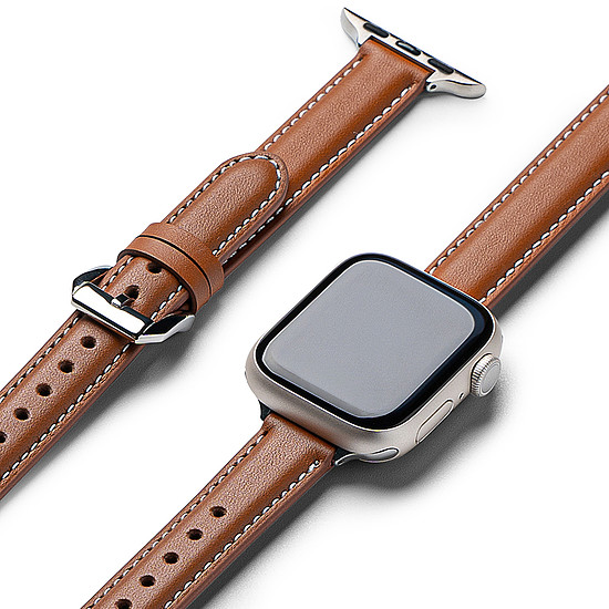 Ringke - Bőr One Padded Slim - Apple Watch SE 40mm - Barna