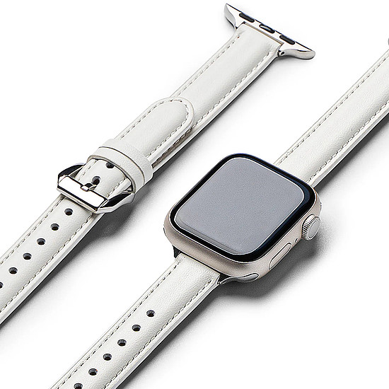 Ringke - Bőr One Padded Slim - Apple Watch SE 40mm - Fehér