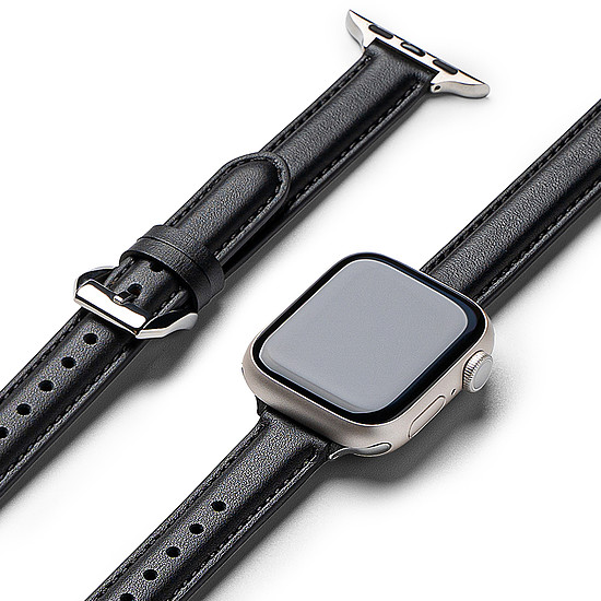 Ringke - Bőr One Padded Slim - Apple Watch SE 40mm - Fekete