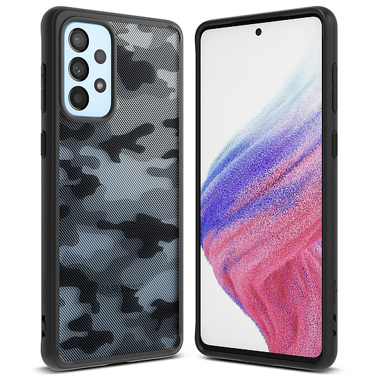 Ringke Fusion Matte tpu tok kerettel Samsung Galaxy A73 fekete