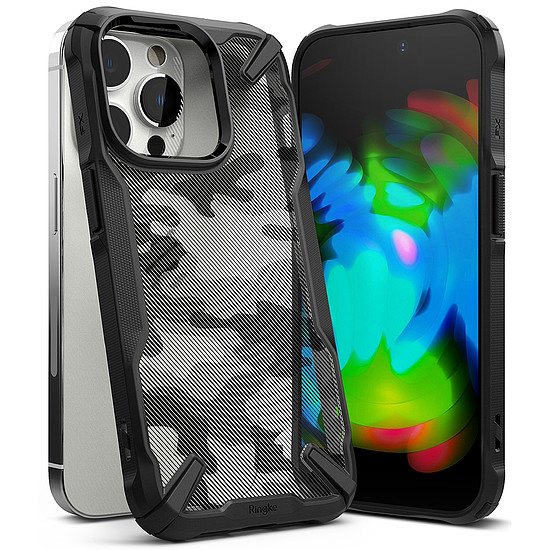 Ringke - Fusion X Design - iPhone 14 Pro - Camo Black (KF2310461)