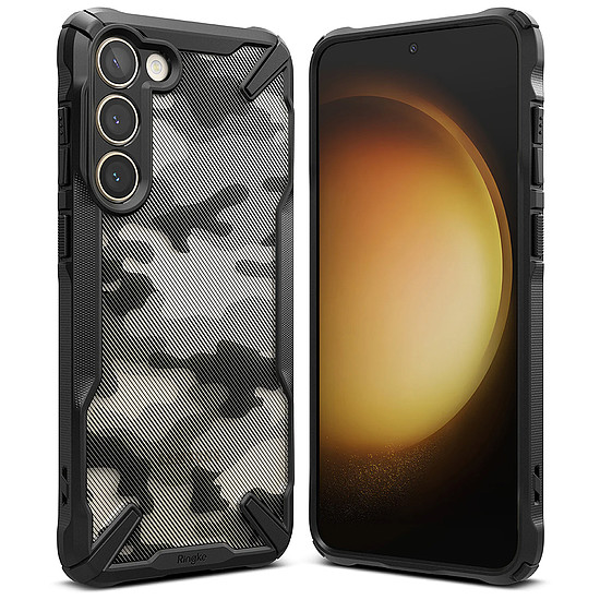 Ringke - Fusion X Design - Samsung Galaxy S23 - Camo Black (KF2311686)