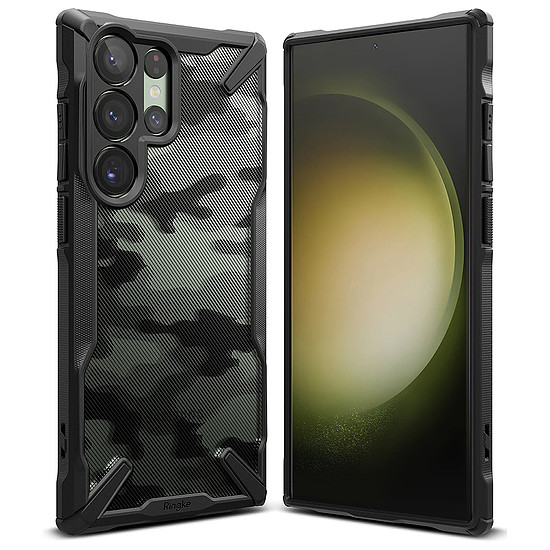 Ringke - Fusion X Design - Samsung Galaxy S23 Ultra - Camo Black (KF2311690)